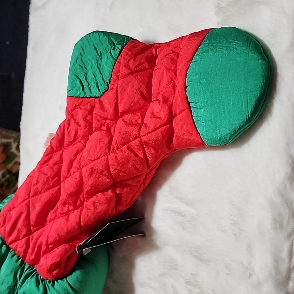 CHRISTMAS STOCKING  TEDDY BEAR 🧸 🐻  WITH JINGLE BELLS 🔔. - Picture 9 of 9